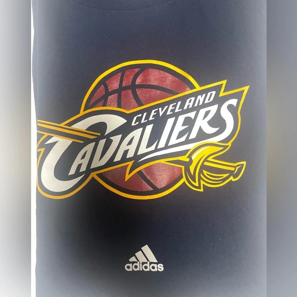 Adidas NBA Cleveland Cavaliers Navy Graphic Short Sleeve Tee‎ Men's 2X